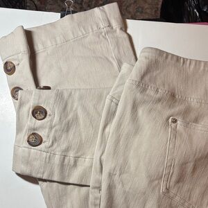 Belle by Kim Gravel Flexibelle Flare Jean with Horn Buttons